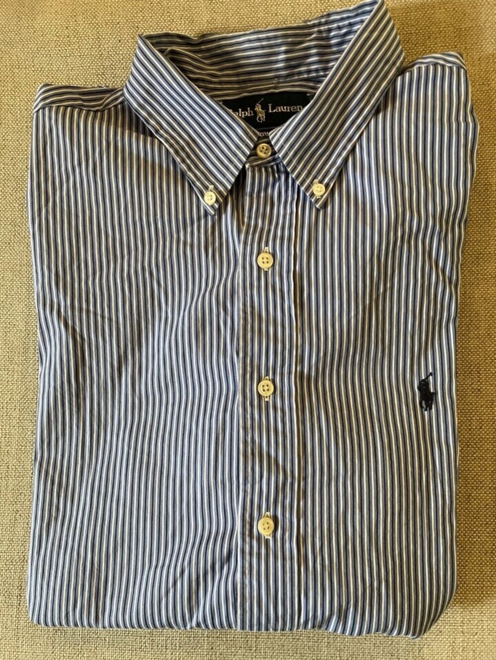 RALPH LAUREN POLO Vintage Stripe Button Down Sport XXL